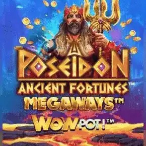 Ancient Fortunes: Poseidon WowPot! MEGAWAYS logo by Triple Edge Studios PlanBet Casino